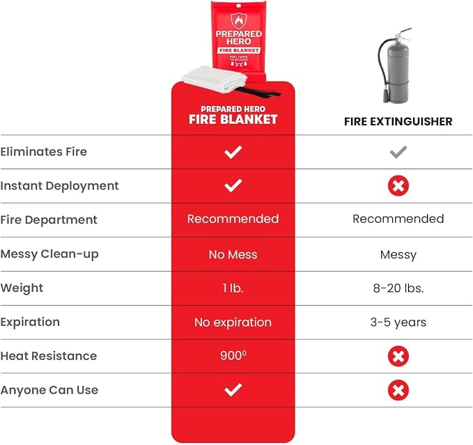 Hero Extra Large Emergency Fire Suppression Blanket - Image 4