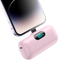 Mini Portable Charger for iPhone, Upgraded 5000mAh PD Fast Charging Battery Pack by HETP
