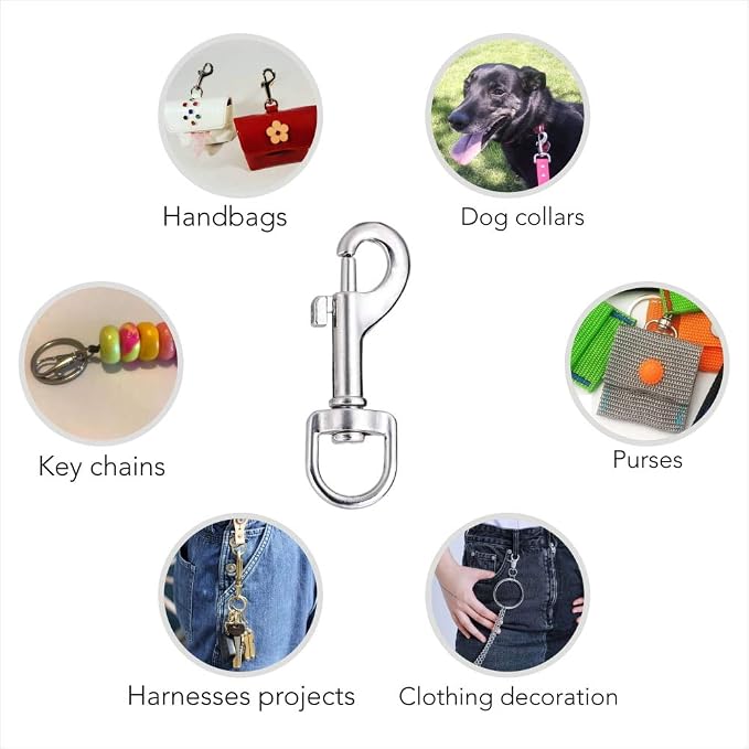 Lucky Goddness 50pcs Swivel Snap Hooks - Image 5