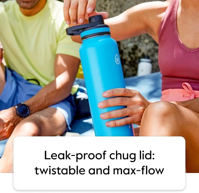 ThermoFlask 32 oz Double Wall Vacuum Insulated Stainless Steel Water Bottle - Image 5
