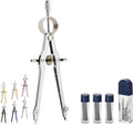 Mr. Pen- Professional Compass for Geometry, Extra Lead, Metal Compass, Compass by MrPen