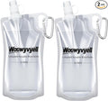 2-Pack 33oz Collapsible Water Bottles by Unknown