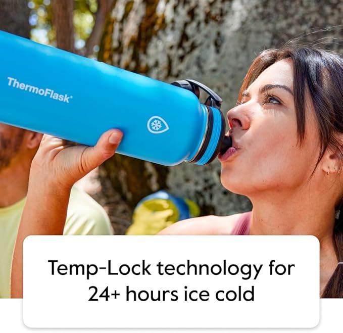 ThermoFlask 40 oz Double Wall Vacuum Insulated Stainless Steel Water Bottle - Image 2