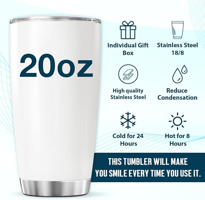 CUBICER Funny Quitter Happy Retirement Congratulations On Escaping Design 20 Oz - Image 6