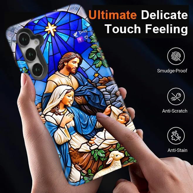 Compatible for Samsung Galaxy A37 5G Case, Dual Layer Heavy Duty 2 in 1 - Image 7
