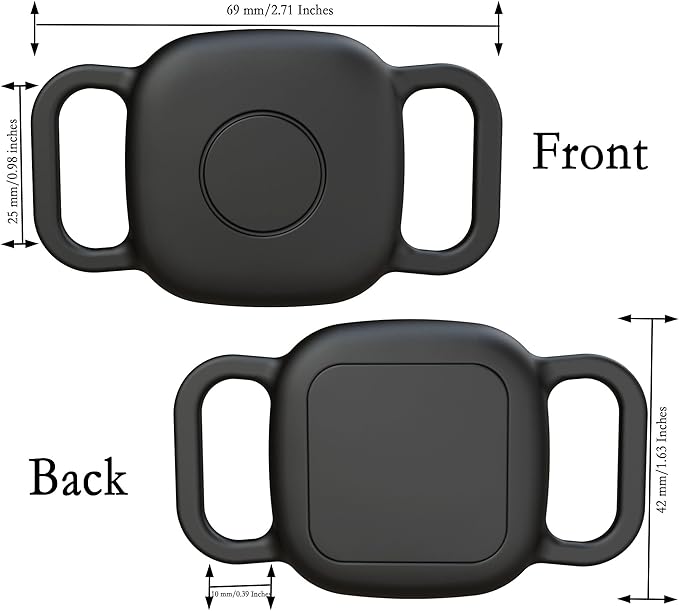 Waterproof Dog Collar Holder for Tile Life360 Mate 2022 Tracker, Anti Lost Soft - Image 2