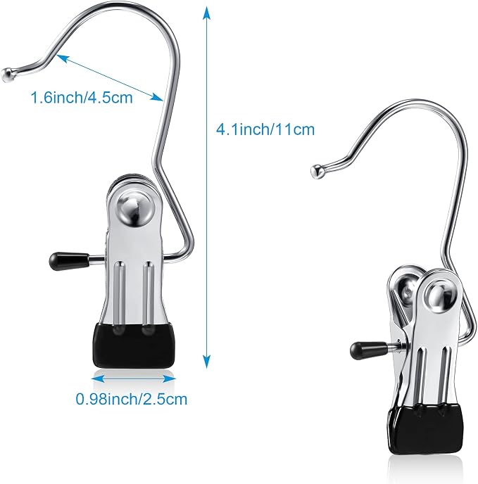 Hotop 48 Pieces Boot Hanger Clips - Image 2