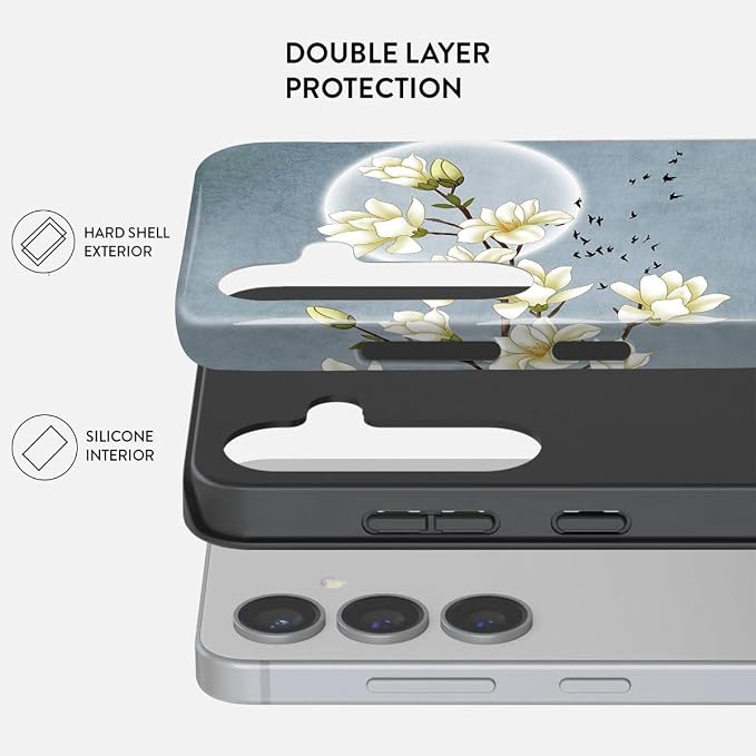 Compatible for Samsung Galaxy S25 Plus 5G Case, Dual Layer Heavy Duty 2 in 1 - Image 2