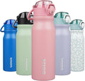 BJPKPK Water Bottle with Straw 25oz Insulated Water Bottles Reusable Stainless by BJPKPK