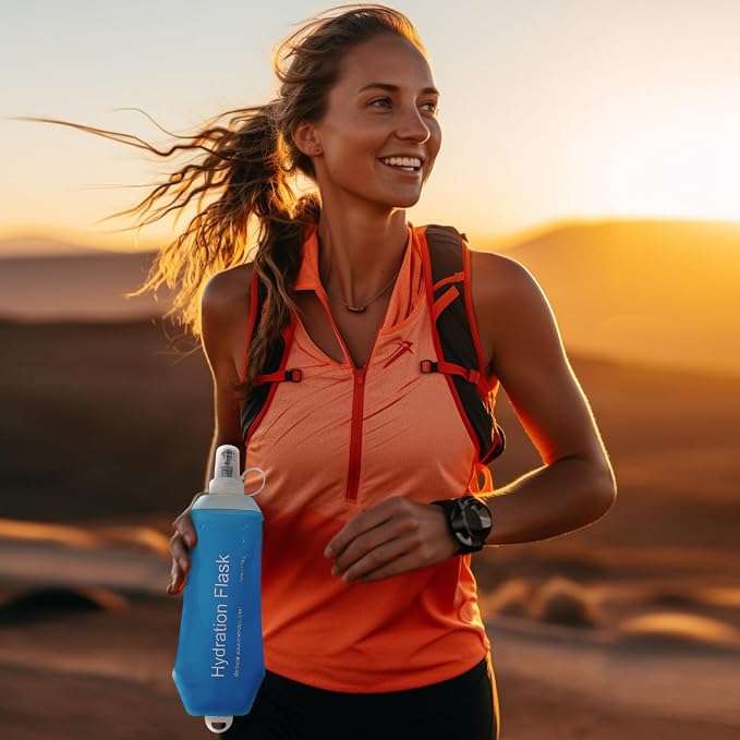 WILDREEDS 250ml Soft Flask, TPU Collapsible Soft Water Bottle - Image 5