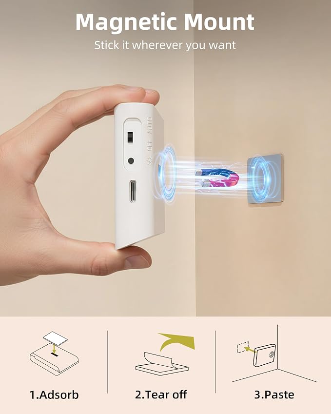 EZVALO Motion Sensor Stair Lights Indoor, Rechargeable Night Lights - Image 6