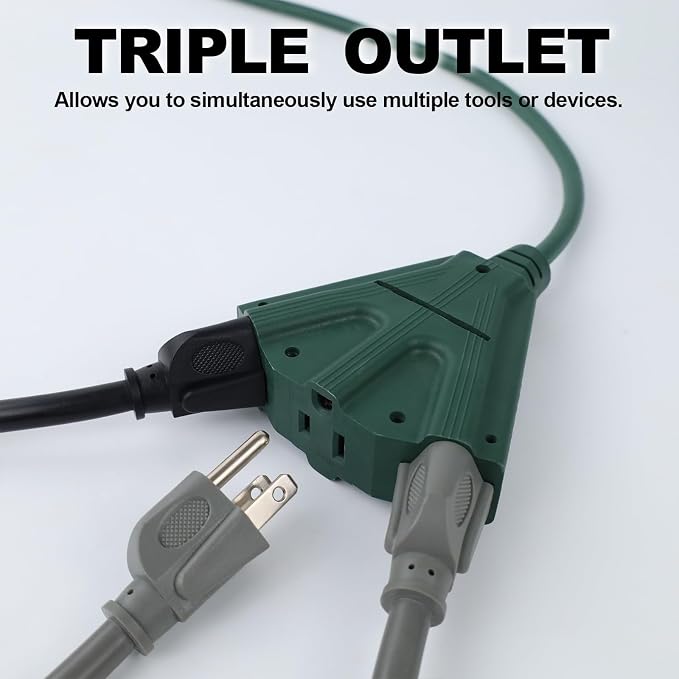 EP 2 Pack 15 Ft Outdoor Extension Cord - Image 5