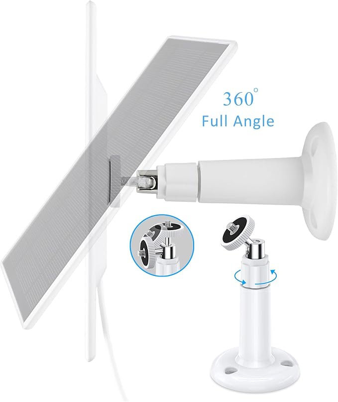 Solar Panel for Ring Cameras, Ring Spotlight Cam Plus/Pro Battery, - Image 5