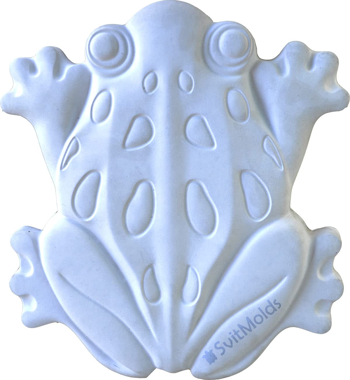 SvitMolds Concrete Mold DIY Frog Stepping Stone Mould Concrete Cement Mould ABC Plastic Toad Animal Garden and Yard Decor Garden Path Walkway (1, S68-Sm)