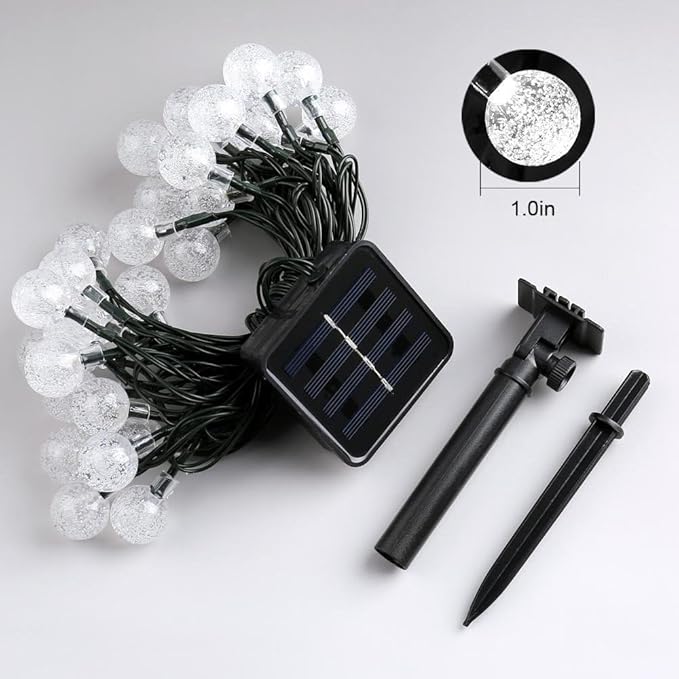 Toodour Solar String Lights Outdoor Waterproof, 36ft 60 LED Globe String Light - Image 7