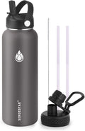 SENDESTAR Stainless Steel Water Bottle, Wide Mouth 32 oz Water Bottle by Sendestar