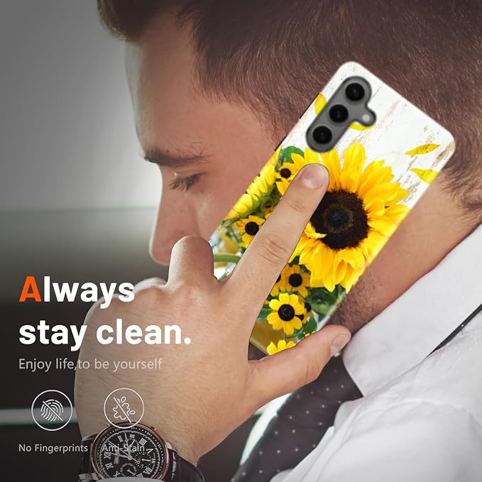 Compatible for Samsung Galaxy S24 FE 5G Case, Dual Layer Heavy Duty 2 in 1 - Image 6
