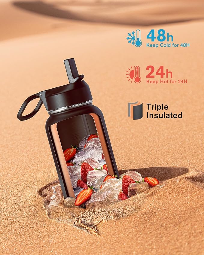 Water Bottle 40 oz Insulated - Image 2