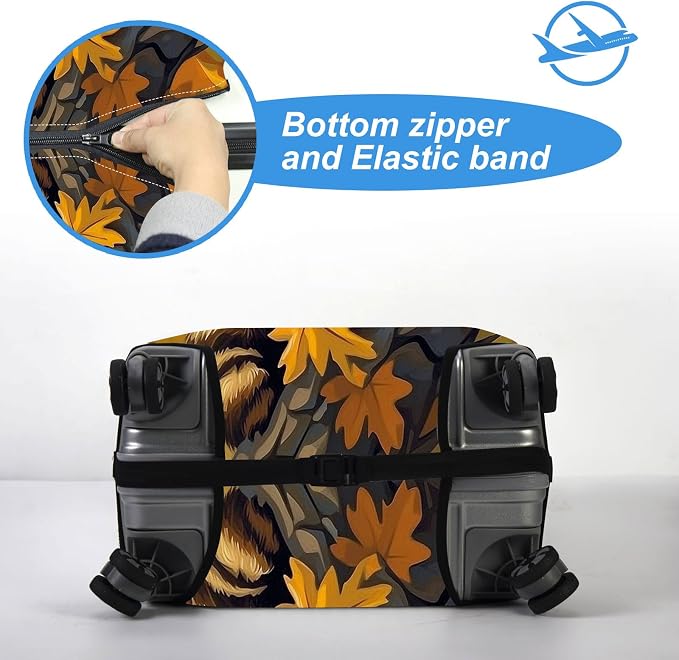 Luggage Cover Protector for 30-32 Inch Suitcases, TSA Approved Elastic Travel - Image 5