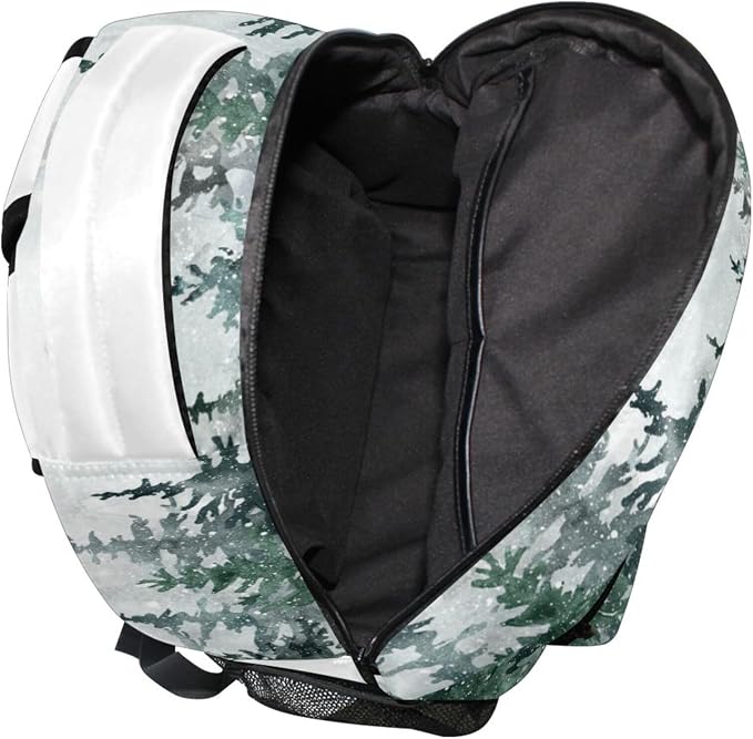 Winter Forest Kids Backpack Pinewood Tree School Backpacks Boy Girl Preschool - Image 7