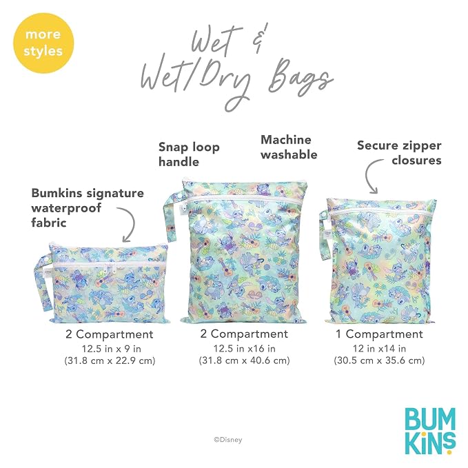 Bumkins Disney Waterproof Wet Dry Clutch Bag - Image 5