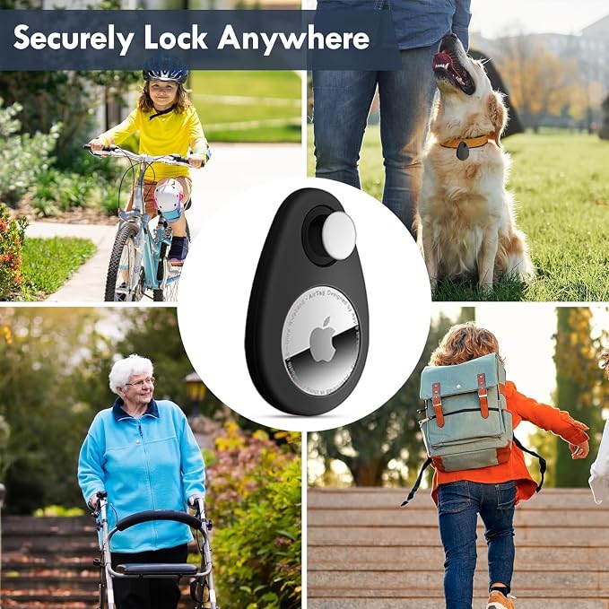 Airtag Holder for Kids Baby Toddler Child Hidden 2 Pack GPS Tracker Case - Image 4