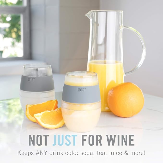 HOST Wine Freeze Cooling Cup, Plastic Double Wall Insulated Freezable Drink - Image 4