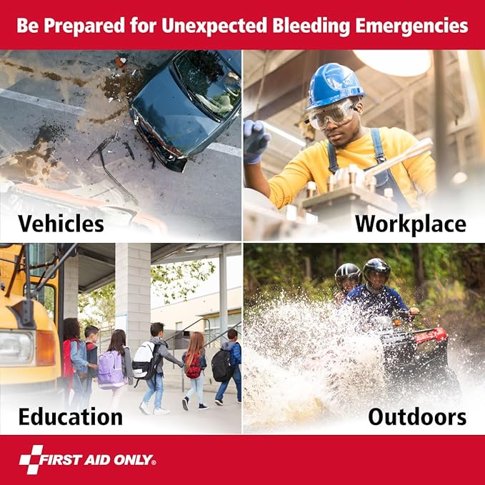 First Aid Only 91137 Critical Essentials Bleeding Control Kit - Image 5