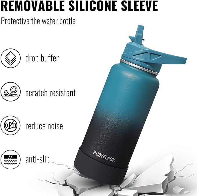 RUBYFLASK 64oz Insulated Water Bottle - Image 5