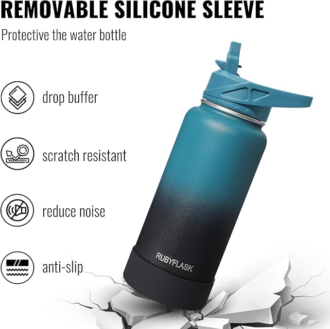 RUBYFLASK 40oz Insulated Water Bottle - Image 5