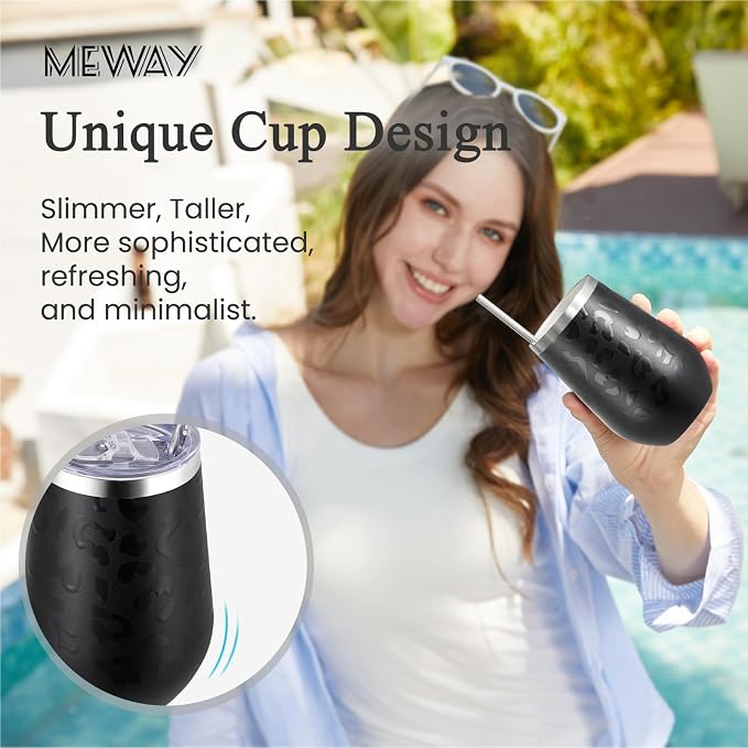 MEWAY 12oz Insulated Wine Tumbler - Image 4