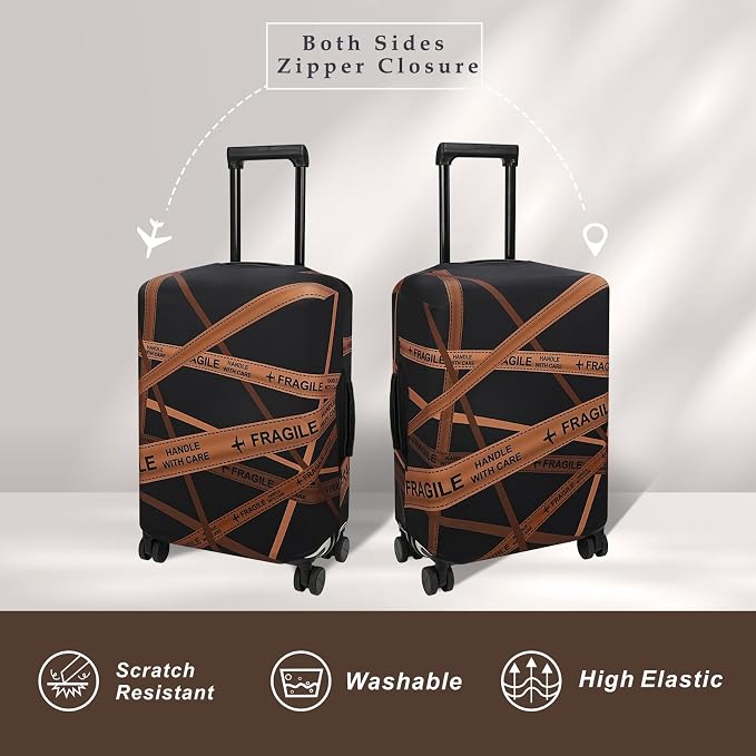 Explore Land Travel Luggage Cover Suitcase Protector Fits 27-30 Inch Case - Image 2