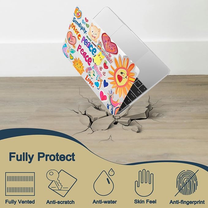 Printed Case for MacBook Air M1 13 inch 2020 2019 2018 Release, Aesthetic Hard - Image 4