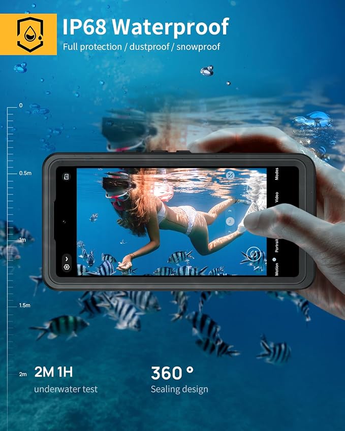Lanhiem Pixel 10 Pro Case, IP68 Waterproof Dustproof Case - Image 2