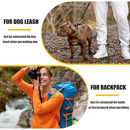 100PCS 3" Heavy Duty Spring Snap Hook, M8 5/16" Galvanized Steel Snap Hook - Image 5