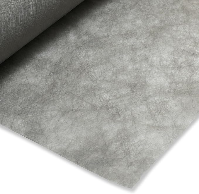 Hanes Geo Nonwoven Landscape Fabric 6' x 300' – Heavy Duty Weed Barrier for Commercial Landscaping, Walkways & Erosion Control (Gray)