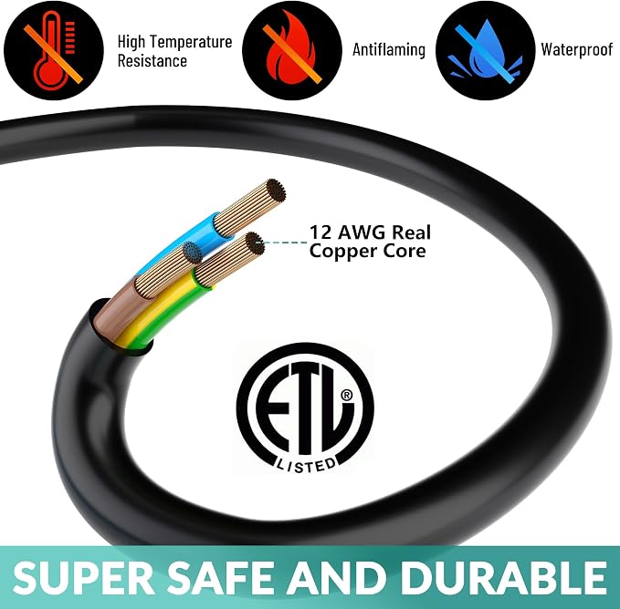 Outdoor Extension Cord 15 Ft - Image 3