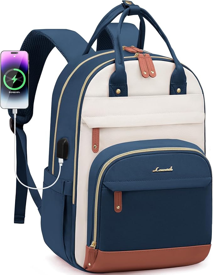 LOVEVOOK Backpack for Women, Laptop Backpack Women, Fits 17 Inch Laptop Bag by LOVEVOOK