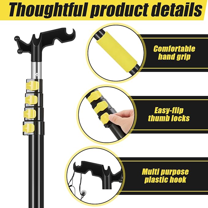7-36 ft Telescopic Extension Pole - Image 3