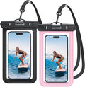Lamicall 2Packs Waterproof Beach Bags, Vacation Essentials by Lamicall