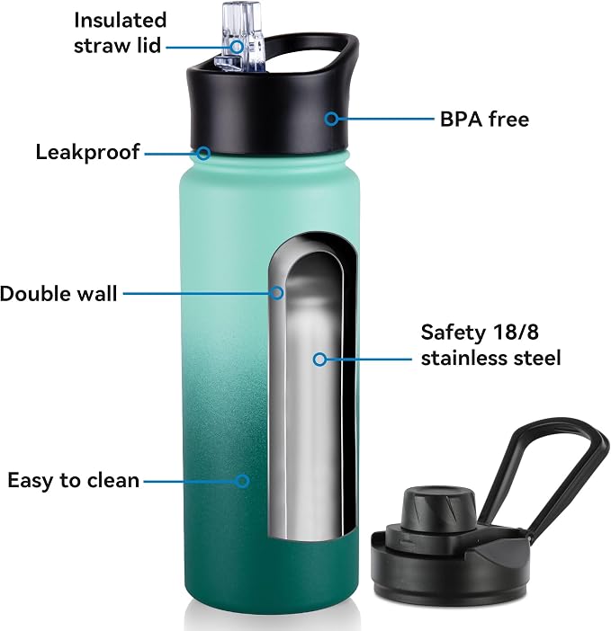 16 oz Insulated Water Bottle - Image 2
