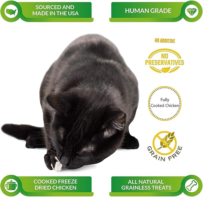 Life Essentials by Cat-Man-Doo | Chicken - 16oz. Bag | Freeze Dried Chicken Cat - Image 4
