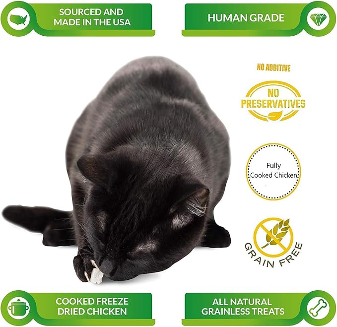 Life Essentials by Cat-Man-Doo Freeze Dried Chicken Dog & Cat Treats, Healthy - Image 5