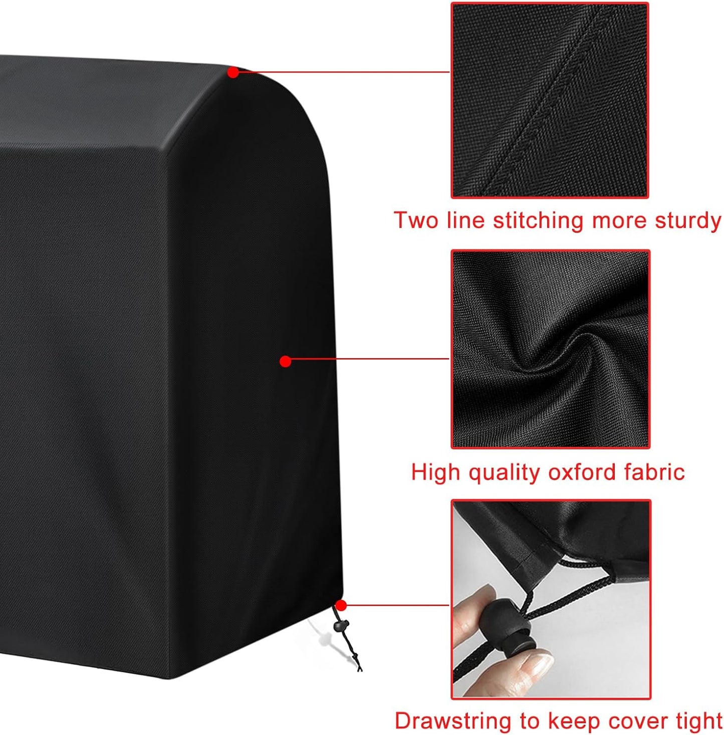 Grill Cover, 40-Inch Heavy Duty Waterproof UV Resistant BBQ Grill Cover for Outdoor Grill, Fit for Nexgrill Brinkmann Weber Char-Broil and More
