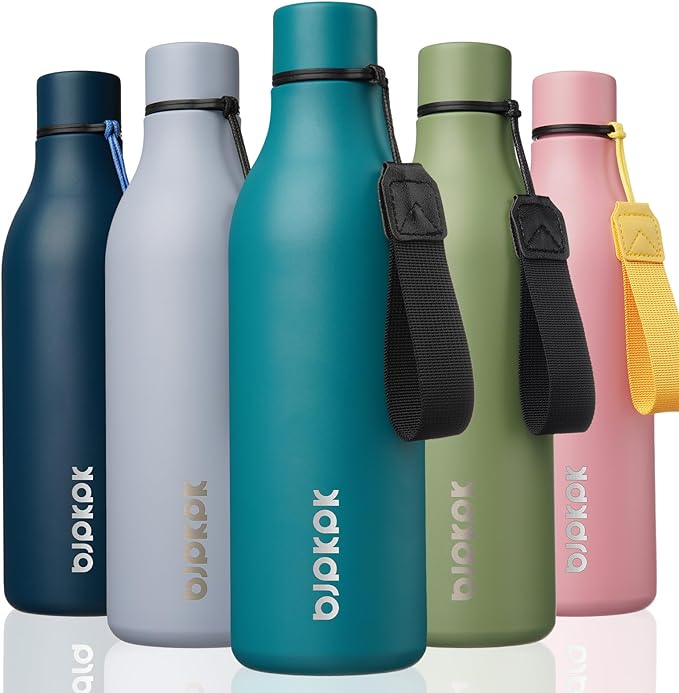 BJPKPK Insulated Water Bottles, 25 oz Stainless Steel Metal Water Bottle by BJPKPK