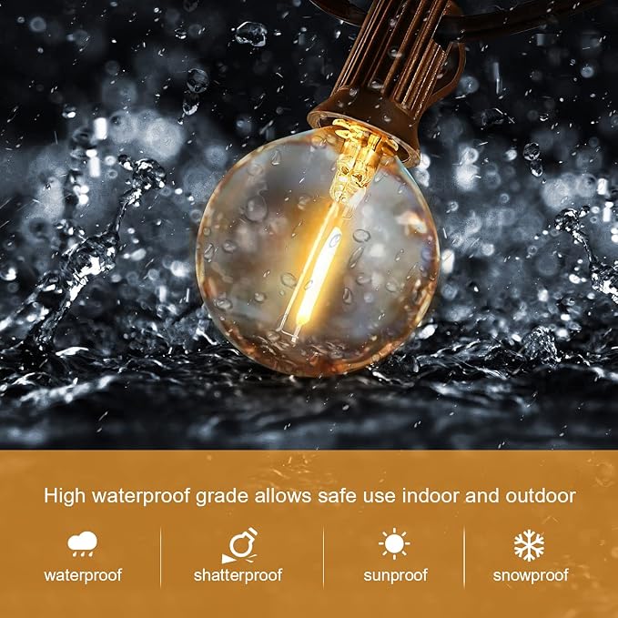 LED 30FT Outdoor String Lights - Image 5