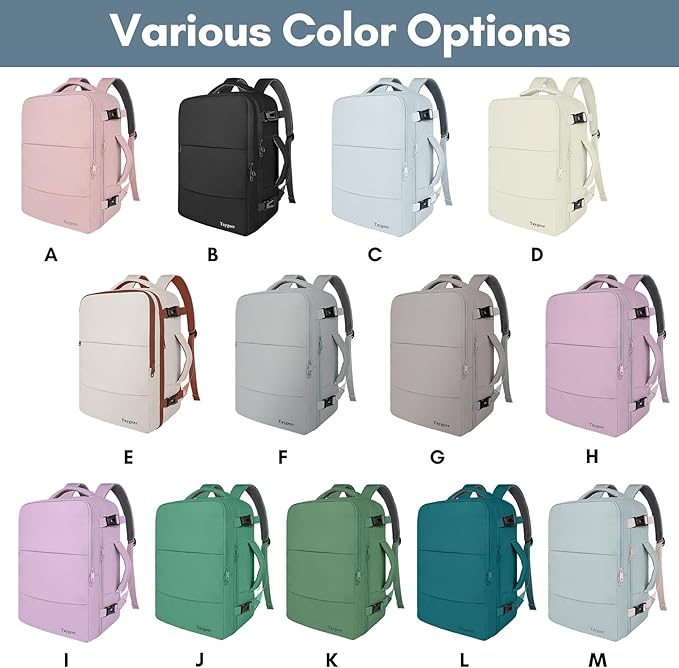 Taygeer Travel Backpack for Women Men, 40L Airline Approved Carry On Backpack - Image 2