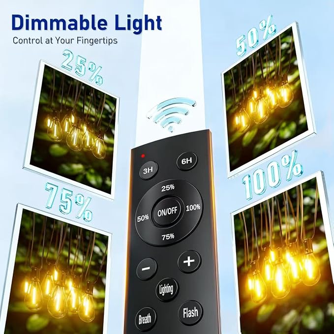 Outdoor String Lights 50FT - Image 9