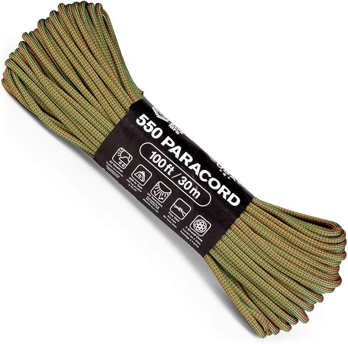Atwood Rope MFG Color Changing 550 Paracord 100 Feet 7-Strand Core Nylon by AtwoodRopeMFG