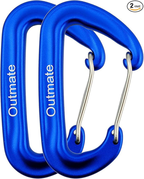 12kN 3.2"x2" Heavy-Duty Carabiner Clips by Outmate